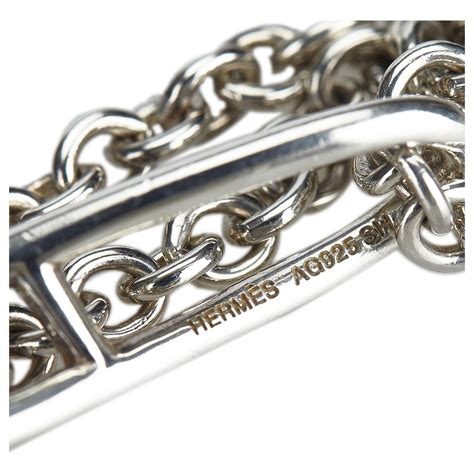 bracelet argent femme style hermes|bracelet Hermes argent femme prix.